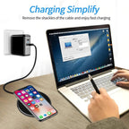 MC ® Sleek Design Qi Fast Wireless Charging Pad Mobile Case by CoverMeUp - Style 9