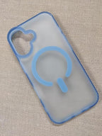 Protective Apple iPhone Back Cover - Frosted Magsafe Case for iPhone 16 - Style 9