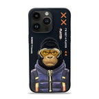 Protective Apple iPhone Back Cover - Leather iPhone 15 Shock Proof Camera and Drop Protection Back Cover Case - Style 2