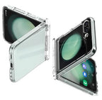 Ultra Hybrid Transparent Mobile Cover for Samsung Galaxy Z FLIP 5 Mobile Case by CoverMeUp - Style 3