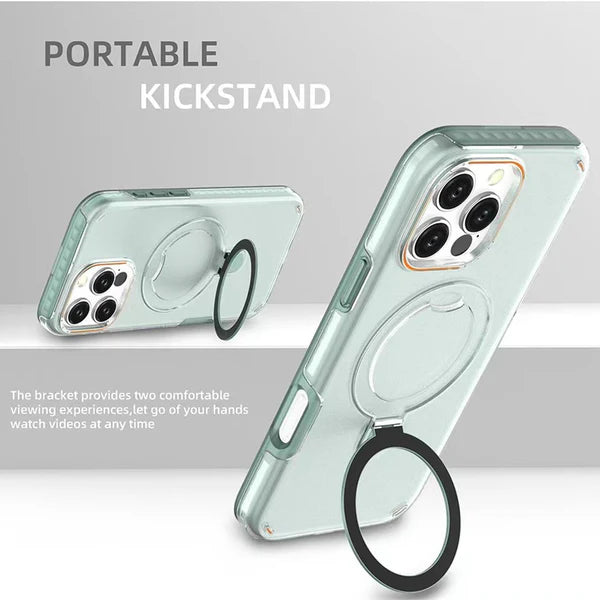 iPhone Snap Back Mag Safe Compatible Clear Case