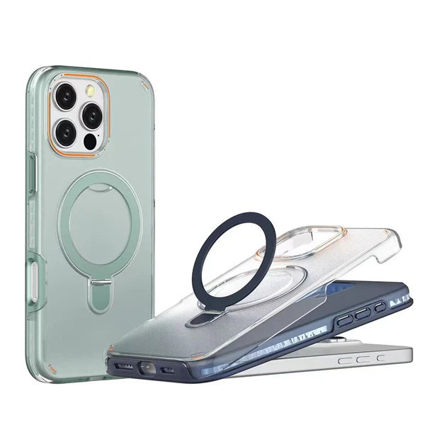 iPhone Snap Back Mag Safe Compatible Clear Case