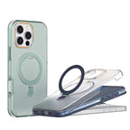 Snap Back Mag Safe Compatible Clear Case for Samsung Galaxy S23 Ultra Mobile Case by CoverMeUp - Style 9
