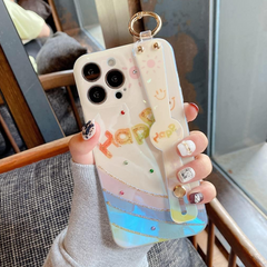 Color Burst Rainbow Wristband Phone Case