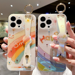 Color Burst Rainbow Wristband Phone Case