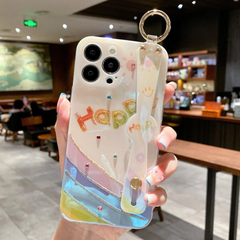 Color Burst Rainbow Wristband Phone Case