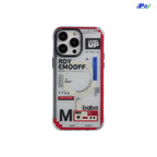 Protective Apple iPhone Back Cover - iPhone HD Label Print Magsafe Case - Style 13