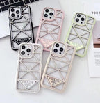 Protective Apple iPhone Back Cover - Luxury brand crystal case for iPhone - Style 2