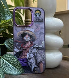 Protective Apple iPhone Back Cover - One Piece Luffy Smiles Anime Case for iPhone - Style 2