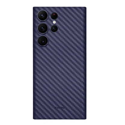 Samsung Galaxy S24 Ultra Kzdoo Air Carbon 0.45mm Ultra-Thin Case Deep Purple