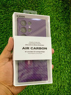 Samsung Galaxy S24 Ultra Kzdoo Air Carbon 0.45mm Ultra-Thin Case Deep Purple Mobile Case by CoverMeUp - Style 3
