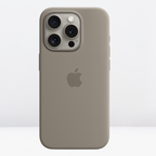 Protective Apple iPhone Back Cover - Silicone Case with IC MagSafe Working for the iPhone 16 Series (CLAY) - Style 2