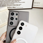 Samsung Galaxy S24 Ultra Paper Thin Case with MagSafe - Smoke Black Mobile Case by CoverMeUp - Style 5