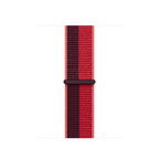 Red Sports Loop for iWatch 44mm, 42mm & 45mm Series 1 2 3 4 5 6 7 (Watch Not Included) Mobile Case by CoverMeUp - Style 3