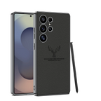 regal-stag-deer-electroplated-leather-case-samsung Mobile Case by CoverMeUp