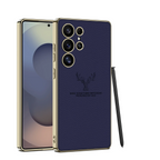 regal-stag-deer-electroplated-leather-case-samsung Mobile Case by CoverMeUp - Style 2