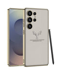regal-stag-deer-electroplated-leather-case-samsung Mobile Case by CoverMeUp - Style 3