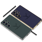 regal-stag-deer-electroplated-leather-case-samsung Mobile Case by CoverMeUp - Style 4