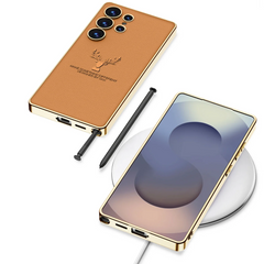 regal-stag-deer-electroplated-leather-case-samsung