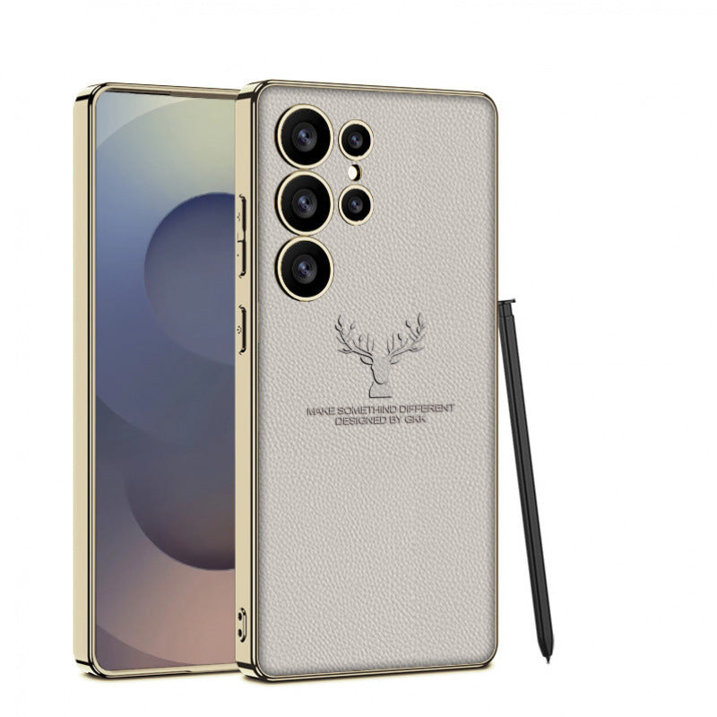 regal-stag-deer-electroplated-leather-case-samsung