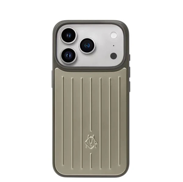 Aluminium Phone Case for iPhone 17/18 Pro & Pro Max - iPhone 17 Pro / 18 Pro - Gold/Green