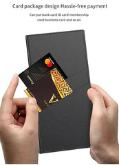 Samsung Galaxy S24 Ultra Flip Leather Phone Case with Kickstand Rugged Heavy Duty Shockproof