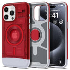 Protective Apple iPhone Back Cover - Classic C1 Magfit Back Cover Case Compatible with iPhone TPU + Poly Carbonate - Style 2