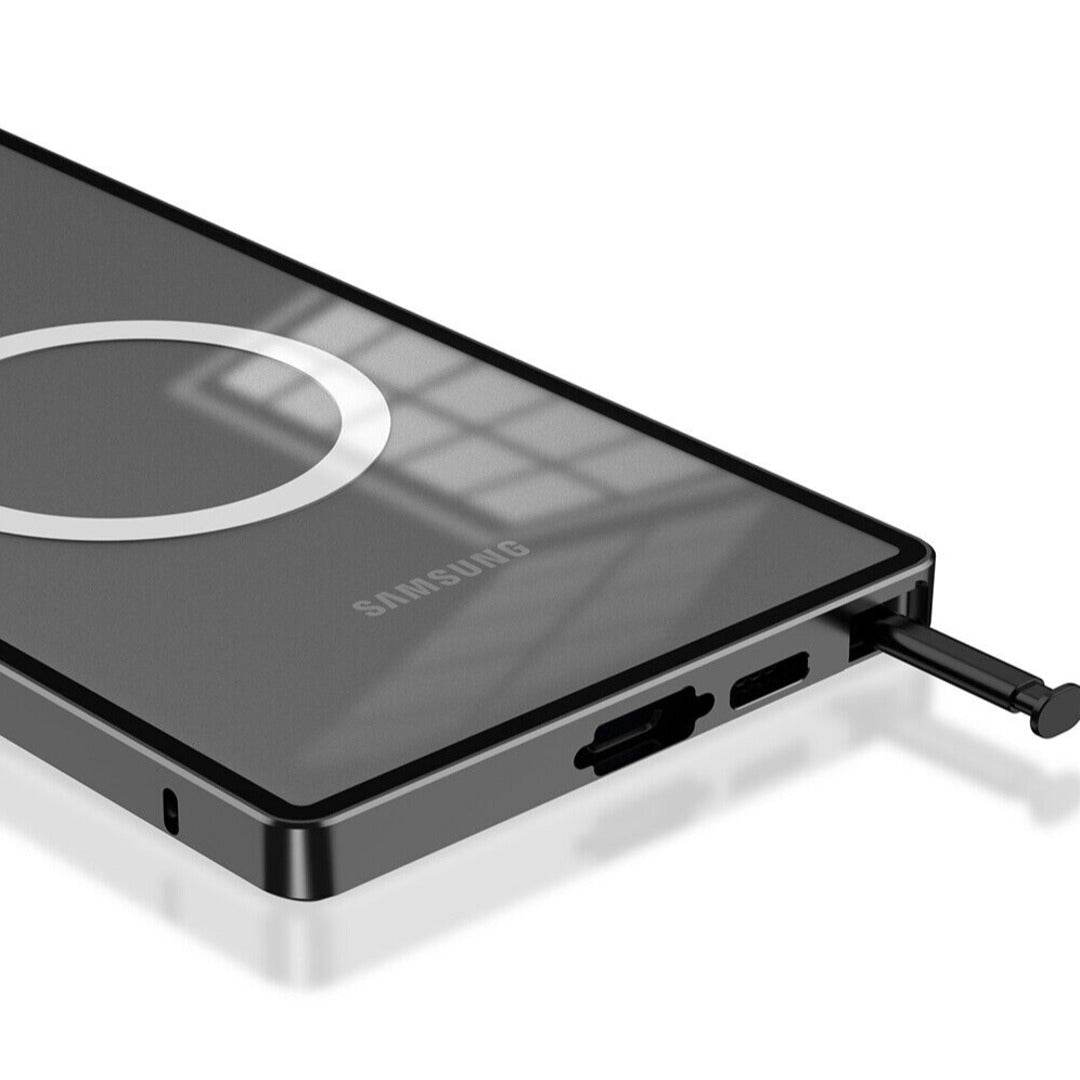 Matte Magsafe Case With Titanium Frame - Samsung Mobile Case by CoverMeUp - Style 11