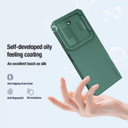 Samsung Galaxy Z Fold 4 case black NILLKIN CAMSHIELD SILKY SILICONE (BRACKET VERSION) Mobile Case by CoverMeUp