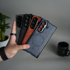 Magnetic PU Leather Flip Kickstand Credit Wallet Card Holder Slots Covers for Samsung Galaxy Z Fold 8 Ultra