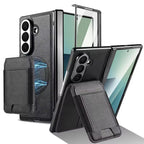 Magnetic PU Leather Flip Kickstand Credit Wallet Card Holder Slots Covers for Samsung Galaxy Z Fold 8 Ultra