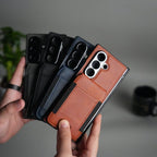 Magnetic PU Leather Flip Kickstand Credit Wallet Card Holder Slots Covers for Samsung Galaxy Z Fold 8 Ultra