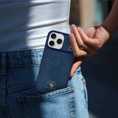 Santa Barbara Polo Raquet Club KNIGHT Series for iPhone 17 Pro Max (BLUE)