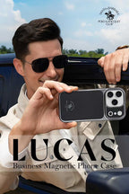 Protective Apple iPhone Back Cover - Santa Barbara Polo Raquet Club LUCAS Series for iPhone 17 Pro (Black) - Style 2