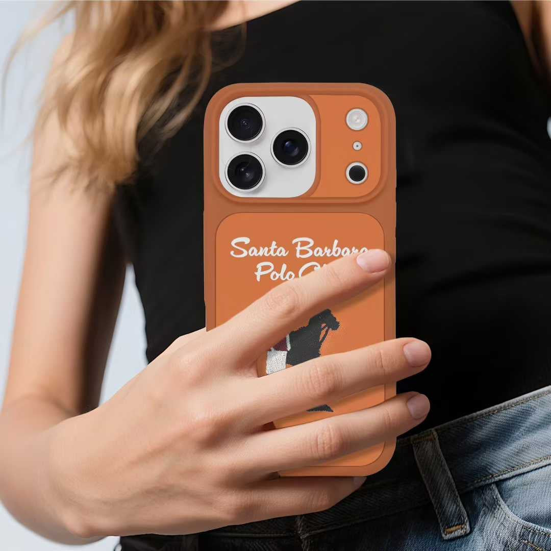 Santa Barbara Polo Raquet Club QUESTA Series for iPhone 17 Pro Max (Orange)