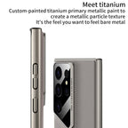 Samsung Galaxy S24 Ultra Luxury Blade Design Pro Leather Case - Titanium Mobile Case by CoverMeUp - Style 2