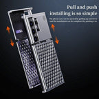 Samsung Galaxy S24 Ultra Heat Dissipation Aluminum Cooling Case with Aroma - Titanium Mobile Case by CoverMeUp - Style 9
