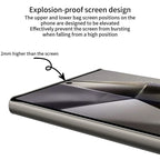 Samsung Galaxy S24 Ultra Luxury Blade Design Pro Leather Case - Titanium Mobile Case by CoverMeUp - Style 3