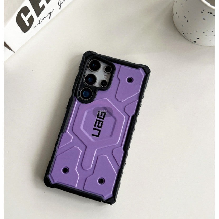 Samsung S24 Ultra Pathfinder Series Ragged Armor Protective MagSafe Case - Lavender Mobile Case by CoverMeUp - Style 2