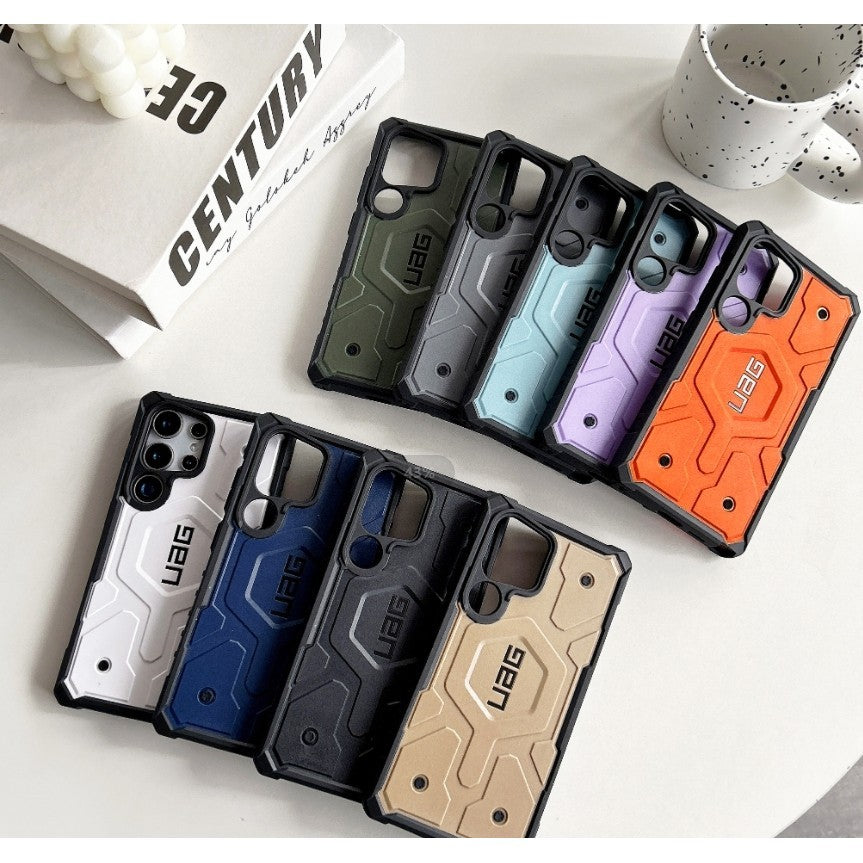 Samsung S24 Ultra Pathfinder Series Ragged Armor Protective MagSafe Case - Lavender Mobile Case by CoverMeUp - Style 8