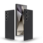 Samsung Galaxy S24 Ultra Leather GKK Leather Pattern Case - Black Mobile Case by CoverMeUp