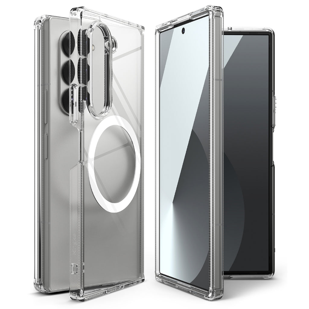 Samsung Galaxy Z Fold7 Cristal Clear Anti-Yellow Hard PC Magsafe Case