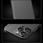 Protective Apple iPhone Back Cover - X Level Slim Carbon Fibre Case for iPhone 16 Pro Max - Style 5