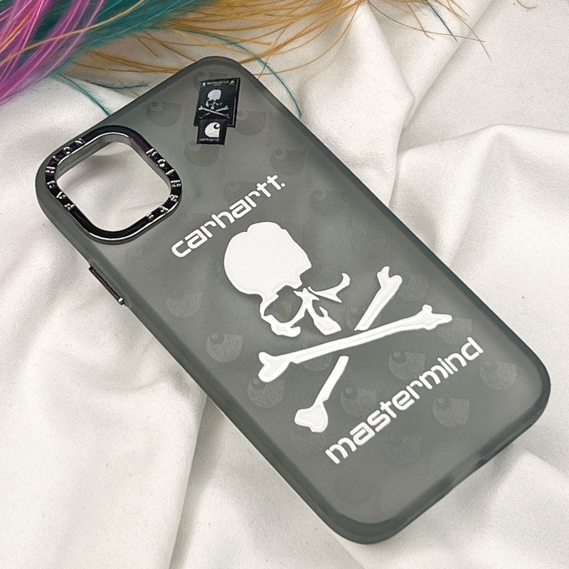 Hot Print Skull Design Logo Case for iPhone Protective Silicone Shockproof Back Cover