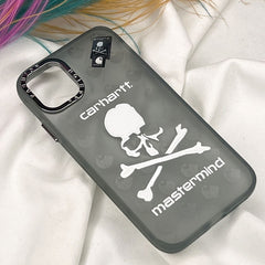 Hot Print Skull Design Logo Case for iPhone Protective Silicone Shockproof Back Cover