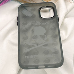 Hot Print Skull Design Logo Case for iPhone Protective Silicone Shockproof Back Cover