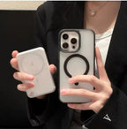 Protective Apple iPhone Back Cover - Frosted Magsafe Case for iPhone 16 - Style 6
