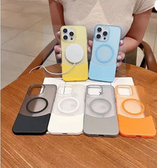 Matte dual cut magsafe case