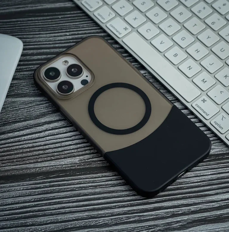 Matte dual cut magsafe case