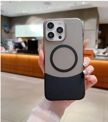 Matte dual cut magsafe case